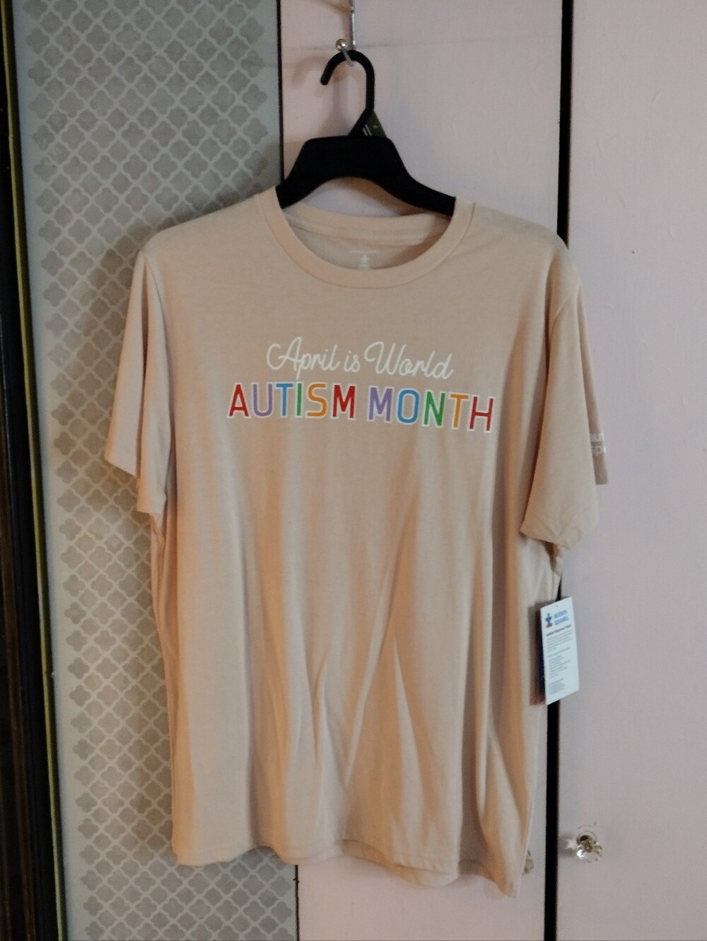 Autism Month Graphic Tee - Beige